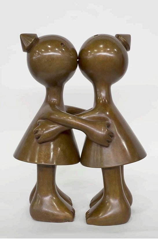 Tom Otterness, Kissing Cones (medium), Ed. 2/6, 2014
bronze, 26 1/2 x 10 1/2 x 20 in. (67.3 x 26.7 x 50.8 cm)
CN62.825