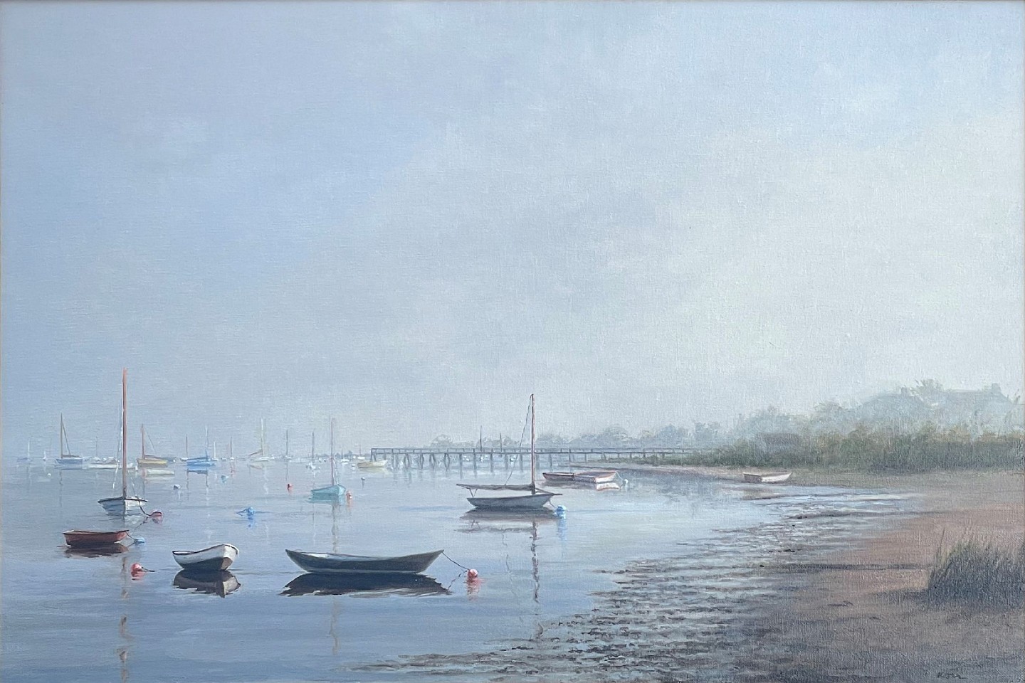 Marla Korr, Sunrise at Monomoy, 2022
oil on linen, 20 x 30 in. (50.8 x 76.2 cm)
MK221102