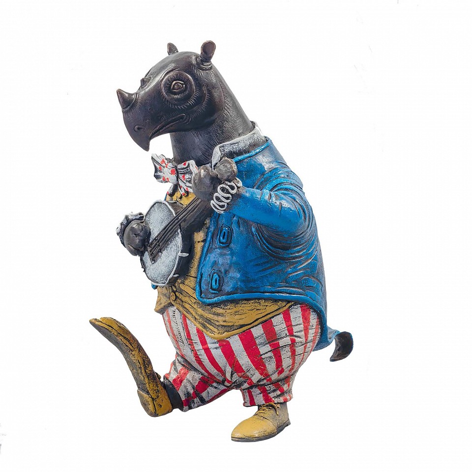 Bjorn Skaarup, Rhino Banjo Player, 2022
bronze
BS221005