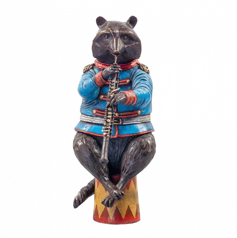 Bjorn Skaarup, Raccoon Oboist, 2022
bronze
BS221019