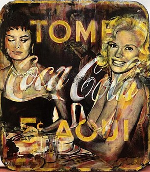 Work: Kadir López Sophia Loren and Jayne Mansfield