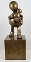 Tom Otterness, Sphere Holding Sphere
2017, bronze