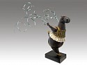 Bjorn Skaarup, Hippo Circus Ribbon Dancer
2021, bronze, steel, fabric skirt