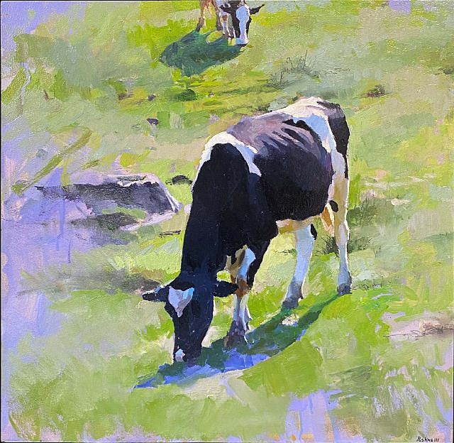 Peter E. Poskas III, Advancing Cow, 2012
oil on panel, 14 1/2 x 13 3/4 in. (36.8 x 34.9 cm)
PP220501