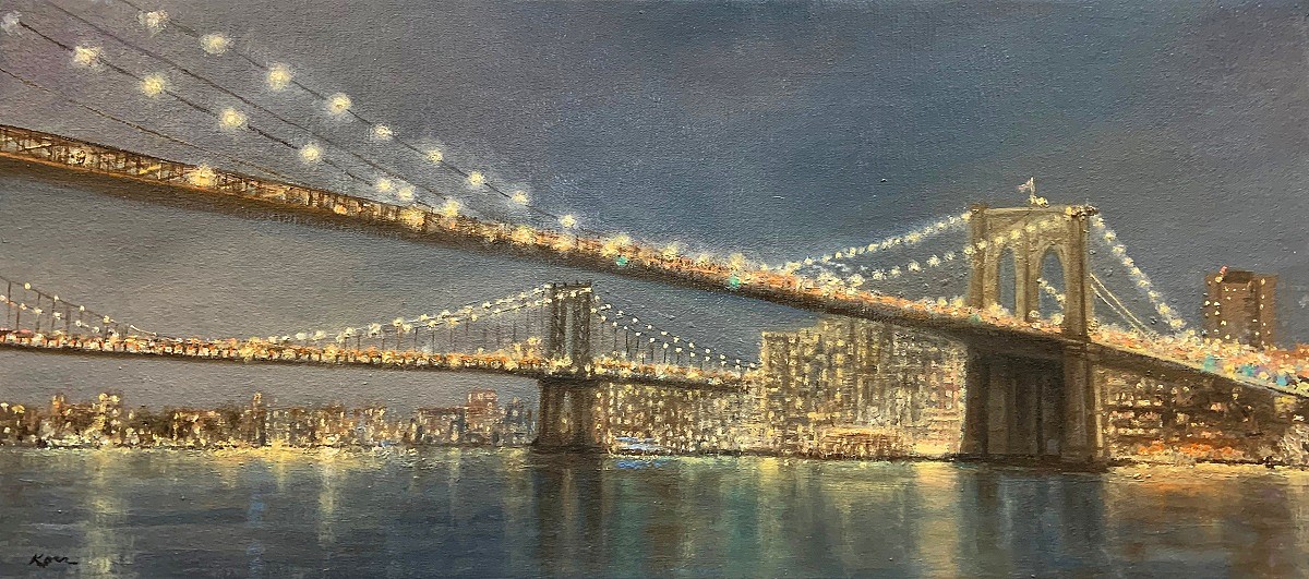 Marla Korr, Night and the City, 2021
oil on linen, 10 x 20 in.
MK210503