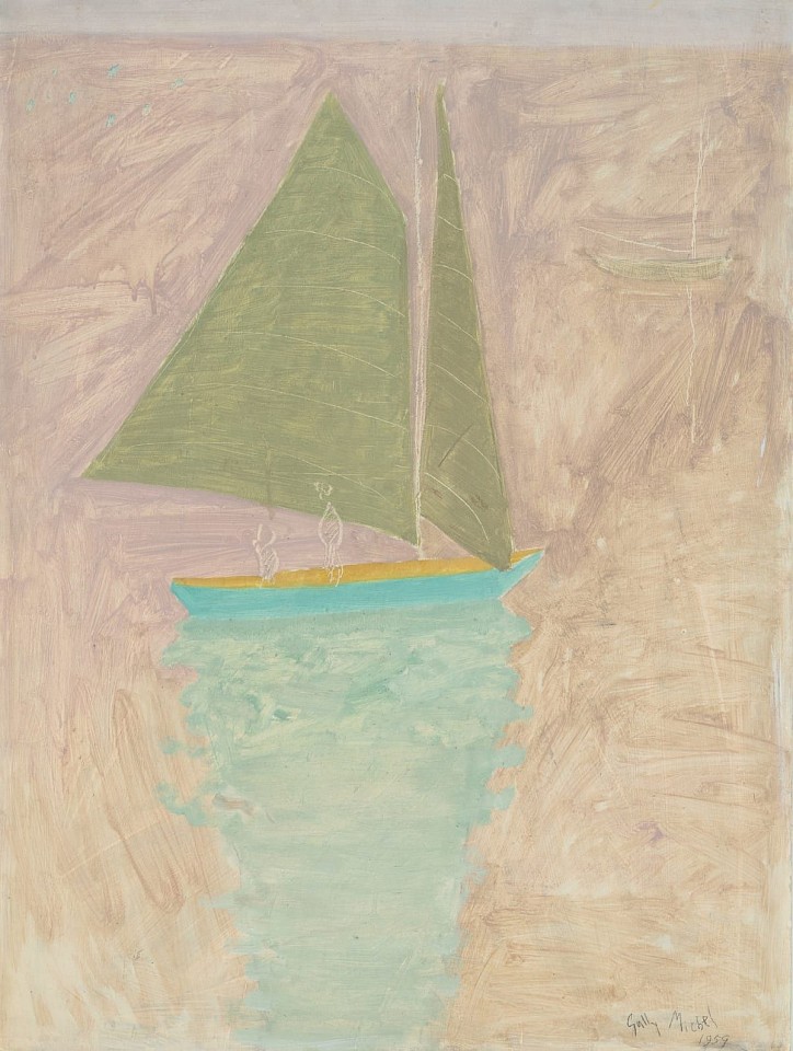 Sally Michel Avery, Untitled (Sailboats), 1959
oil on masonite, 24 x 18 in. (61 x 45.7 cm)
SOLD