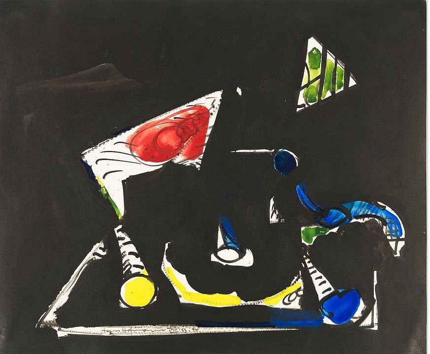 Hans Hofmann, Untitled, 1944
Gouache and ink on paper, 14 x 17 in. (35.6 x 43.2 cm)
HH31602
