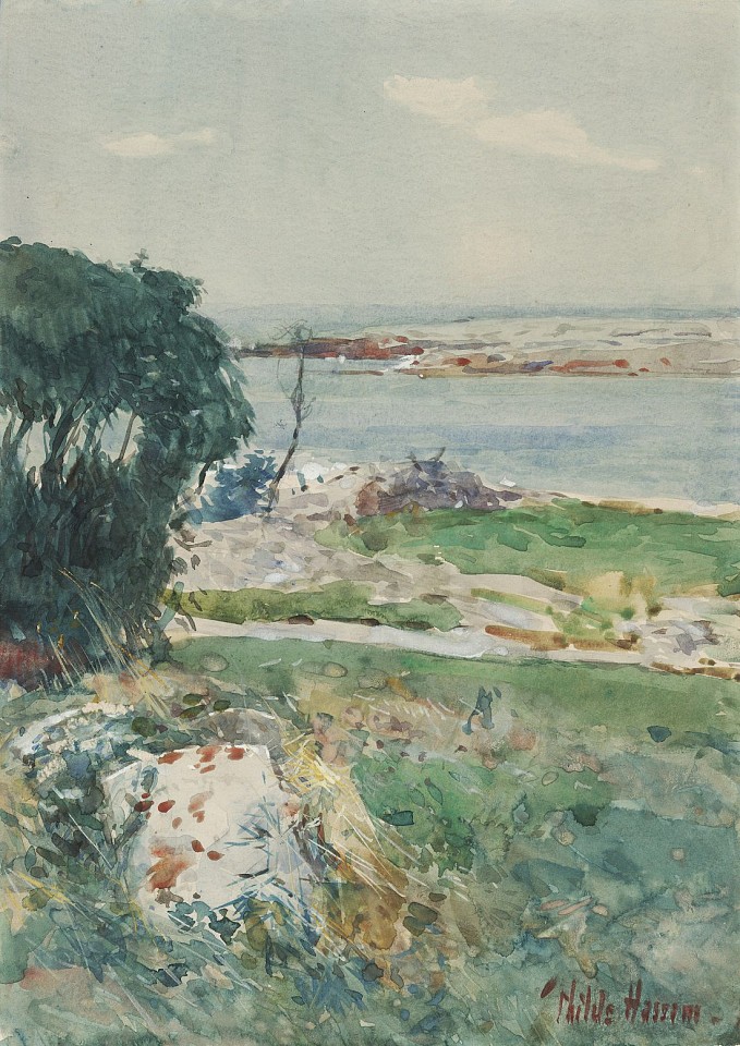 Childe Hassam, Summer Afternoon, Appledore, mid 1890s
watercolor on paper, 14 x 10 in. (35.6 x 25.4 cm)
SOLD