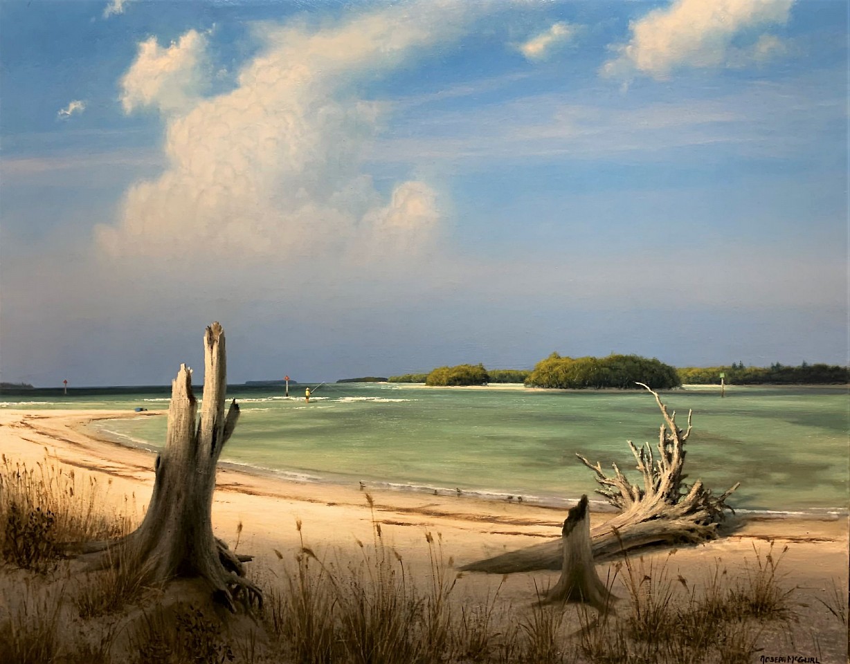 Joseph McGurl, The Florida Waterways, Fishing the Inlet, 2023
oil on linen, 24 x 30 in. (61 x 76.2 cm)
JM230201