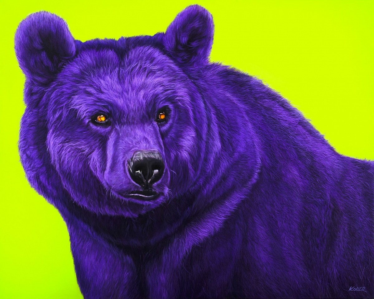 Helmut Koller, Bear in Purple, 2007
acrylic on canvas, 48 x 50 in. (122 x 127 cm)
HK230301