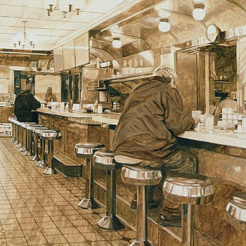 painting: Max Ferguson Diner
