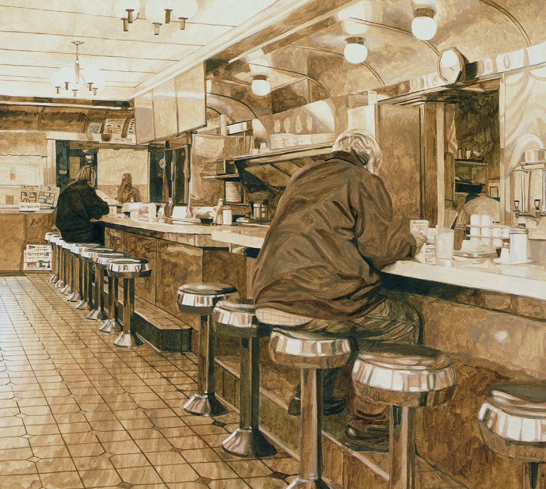 Max Ferguson, Diner, 2008
acrylic on board, 11 x 12 in. (27.9 x 30.5 cm)