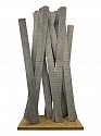 Peter Kirkiles, 36 Foot Aluminum Rule (unique)
2023, aluminum and bronze
