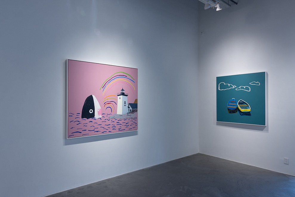 Never Grow Up: Paintings by Adam Umbach - Installation View