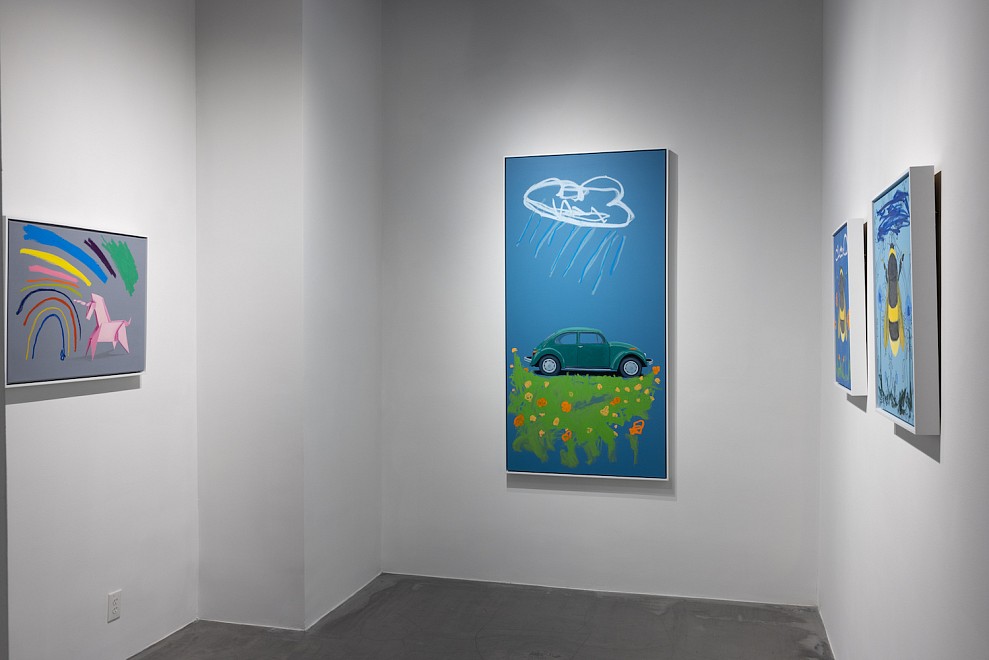 Never Grow Up: Paintings by Adam Umbach - Installation View