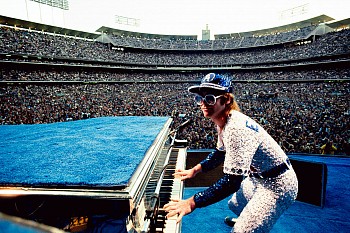 Terry O'Neill -&nbsp;Terry O'Neill Elton John at Dodger Stadium, Ed. of 50