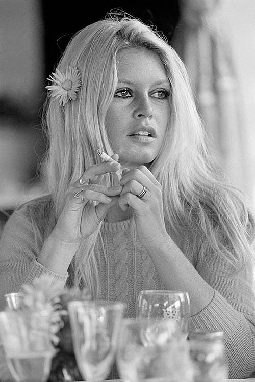 Terry O&#039;Neill, Brigitte Bardot, on the Set of "Shalako," Ed. of 50, 1968
gelatin silver print, 24 x 20 in.