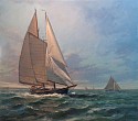 Louis Guarnaccia, Nantucket Schooner
2023, oil on linen