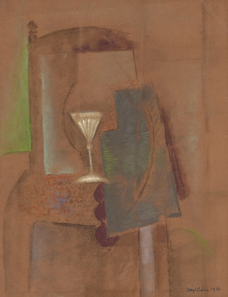Max Weber, The Cocktail, 1916
pastel on paper, 14 1/2 x 11 1/2 in. (36.8 x 29.2 cm)
MW230501
