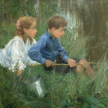 painting:&nbsp;Francis Coates Jones