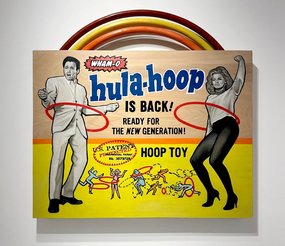 William Nelson, Hula Hoop, 2023
oil on panel, 37 x 48 x 3 1/2 in.