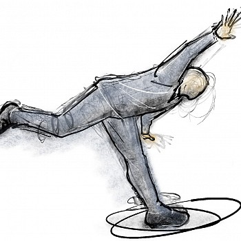 print: Jim Rennert Winging It, study