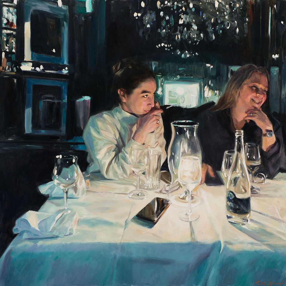 Paul G. Oxborough, After Dinner, 2023
oil on linen, 40 x 40 in. (101.6 x 101.6 cm)
PO231004