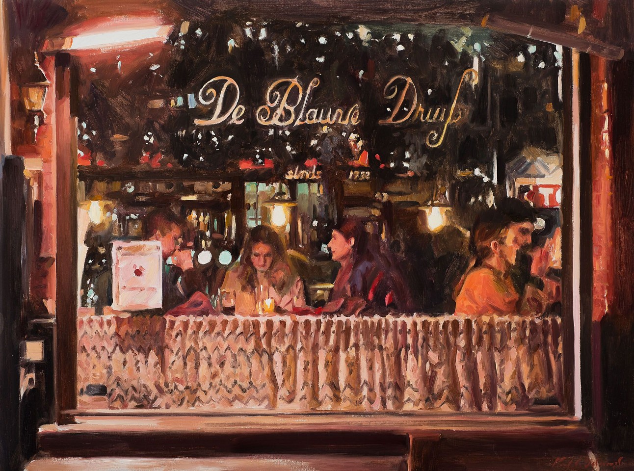 Paul G. Oxborough, Café Window, 2023
oil on linen, 24 x 32 in. (61 x 81.3 cm)
PO231011