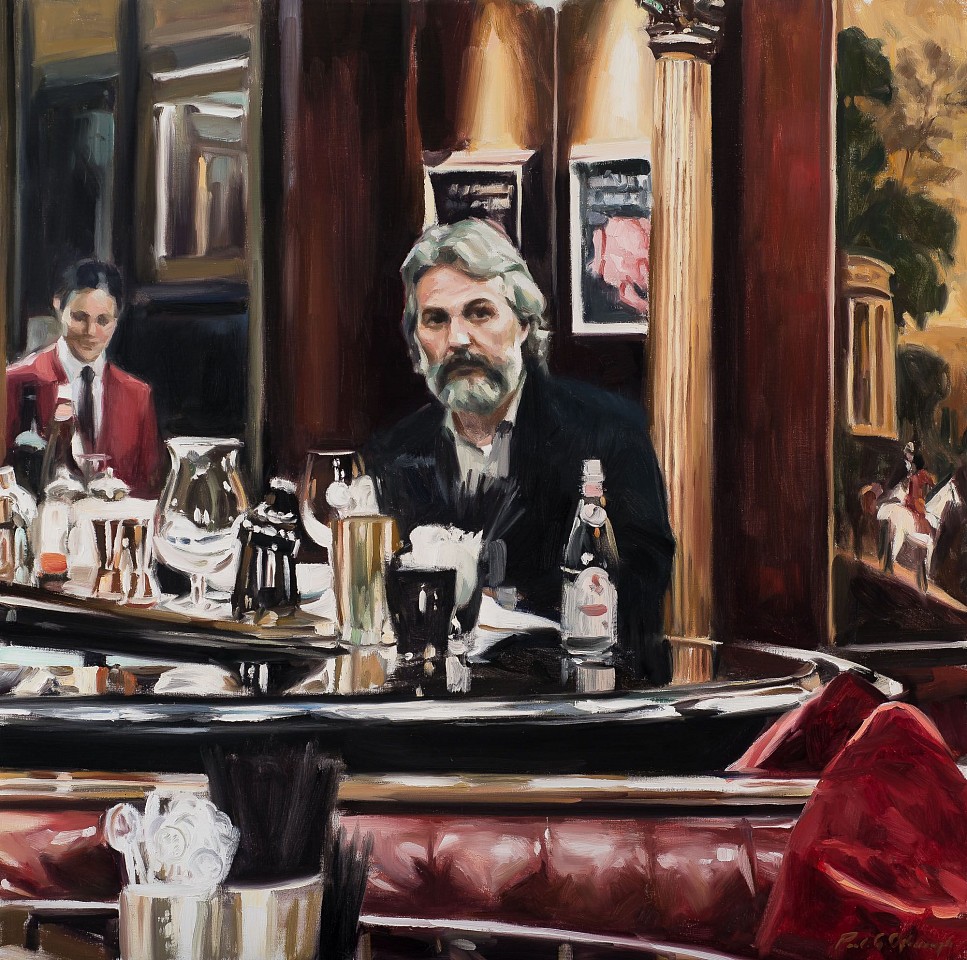 Paul G. Oxborough, Self-Portrait at Hassler, 2023
oil on linen, 34 x 34 in. (86.4 x 86.4 cm)
PO231005