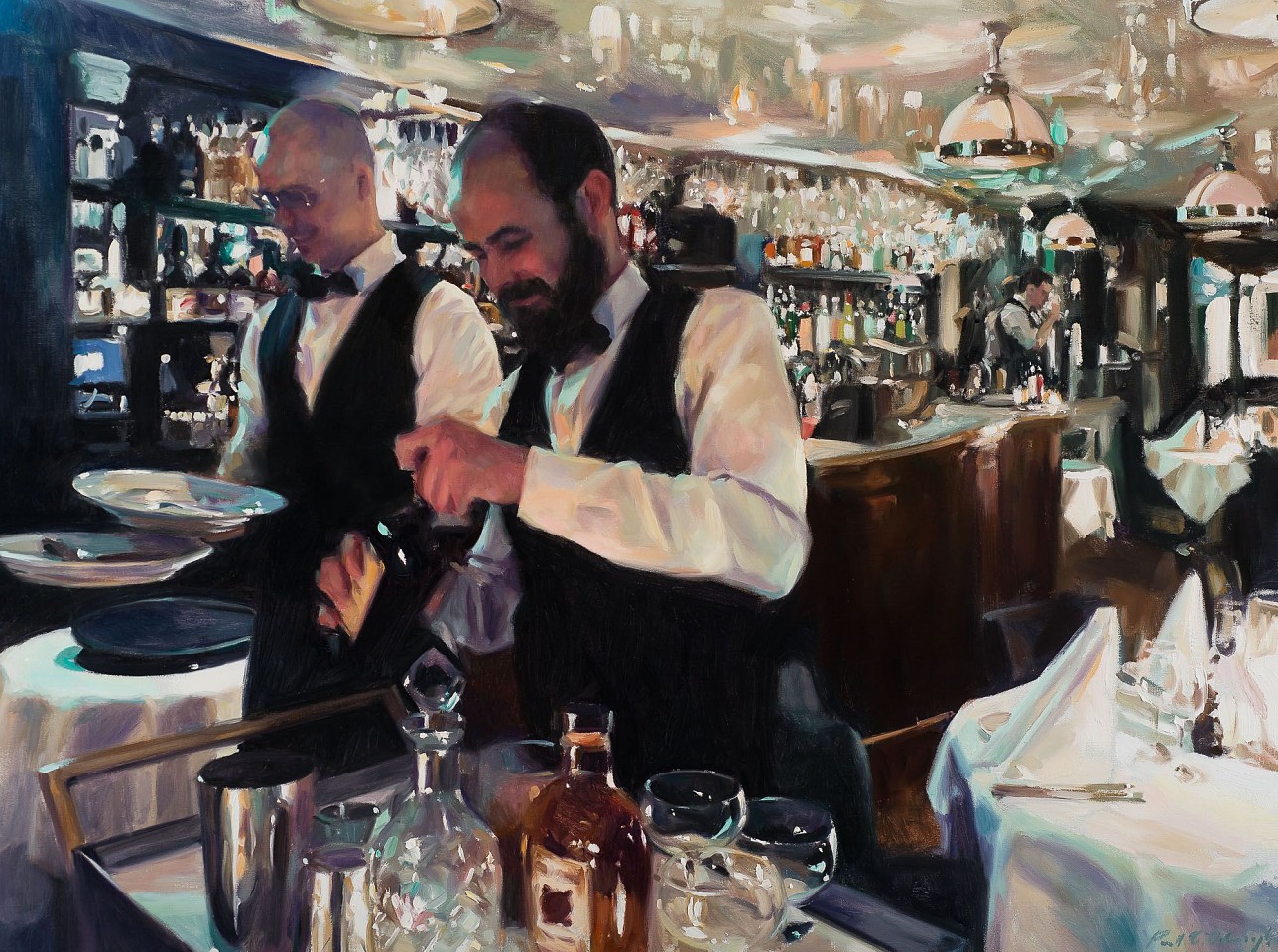 Paul G. Oxborough, Victor's Café, 2023
oil on linen, 30 x 40 in. (76.2 x 101.6 cm)
PO231013