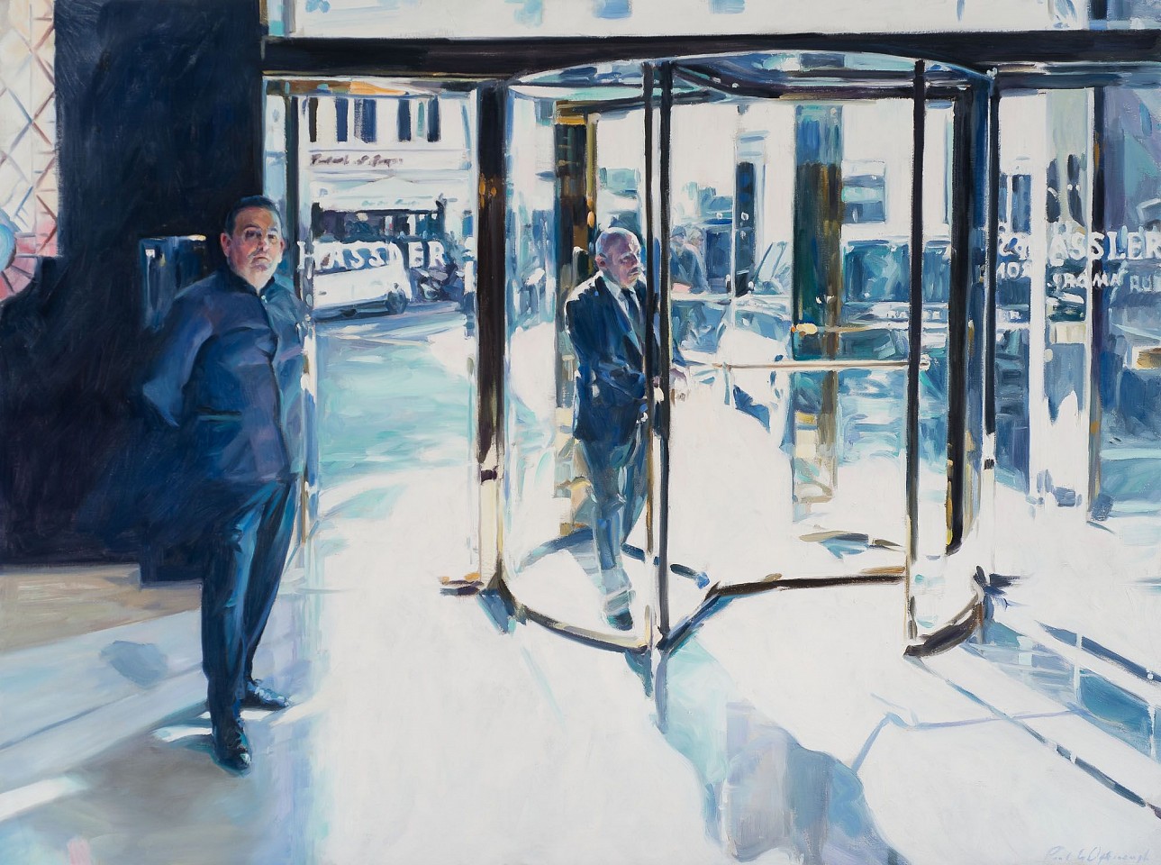 Paul G. Oxborough, Hotel Hassler Roma, 2023
oil on linen, 36 x 48 in. (91.4 x 121.9 cm)
PO230702