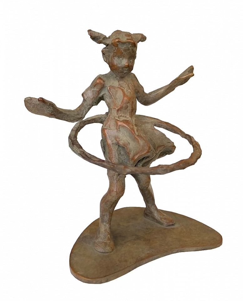 Jane DeDecker, Hula Hoop, Ed. 26/31, 2005
bronze, 5 x 4 3/8 x 2 5/8 in. (12.7 x 11.1 x 6.7 cm)
JD230712