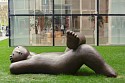 Joy Brown, Recliner Looking Up
bronze