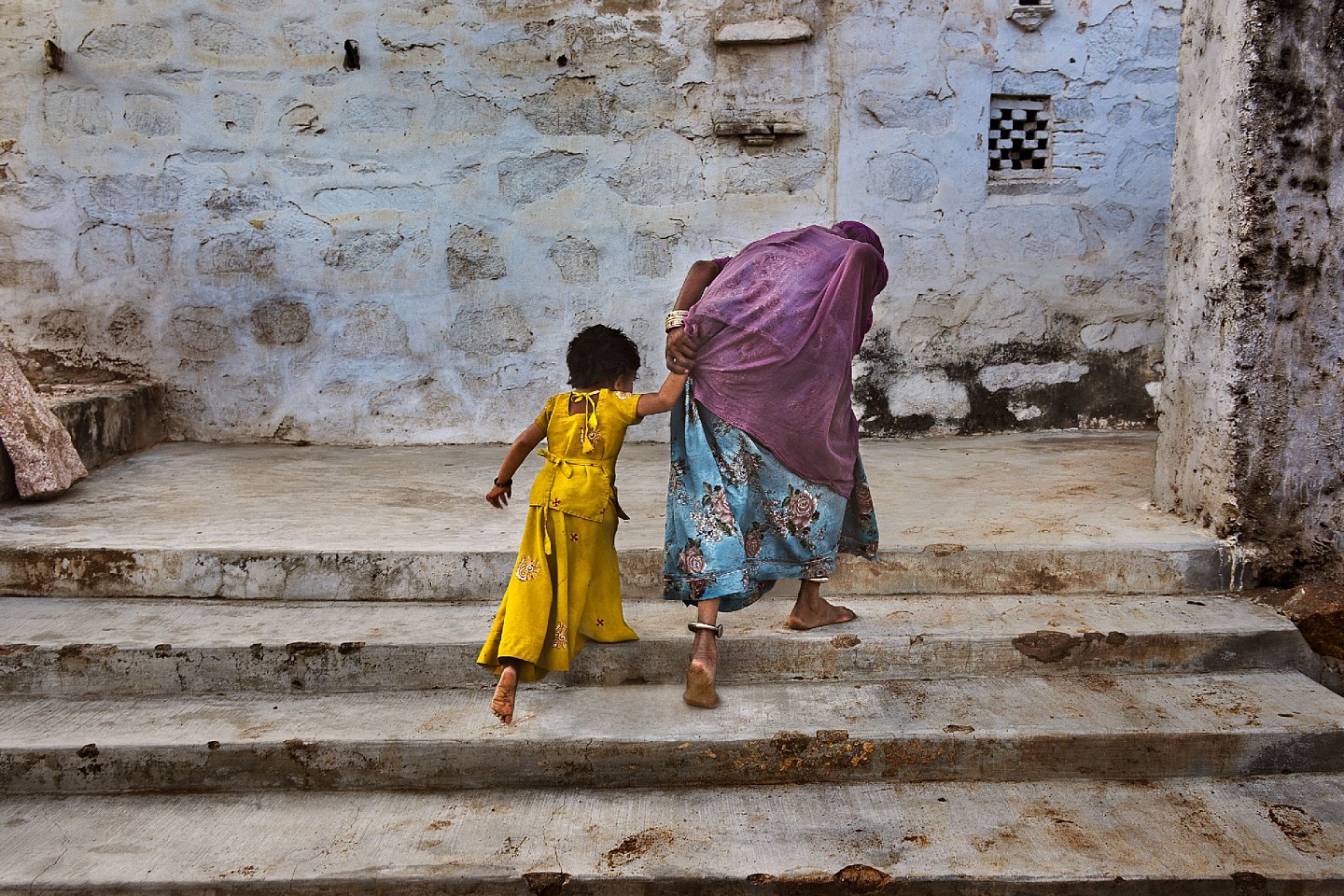 Steve McCurry, A Grandmother Takes Her Granddaughter Home, Ed. of 15
FujiFlex Crystal Archive Print, 30 x 40 in. (76.2 x 101.6 cm)
INDIA-11594