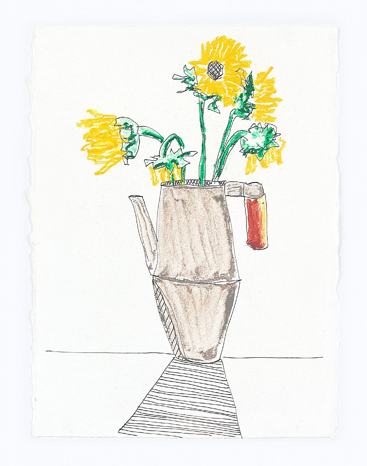 Adam S. Umbach, Sunny Flowers II, 2023
Oil pastel, color pencil, and micron on paper, 15 x 11 in. (38.1 x 27.9 cm)
AU240107
