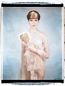 Joyce Tenneson, Warrior and Mirror, unique
original Polaroid