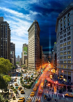 Stephen Wilkes - Stephen Wilkes Flatiron 9/11, NYC, Day to Night, Edition 8/8