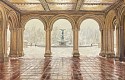 Marla Korr, Bethesda Terrace in Snow
2024, oil on linen