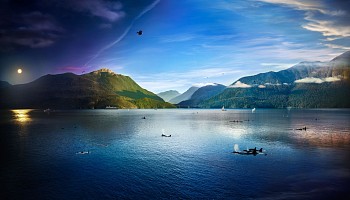 Stephen Wilkes - Stephen Wilkes Robson Bight, B.C., Day to Night, Ed. 3/15