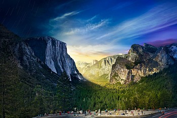 Stephen Wilkes - Stephen Wilkes Tunnel View, Yosemite National Park, Day to Night, Ed. 11/20