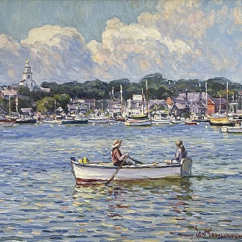 painting: Jan Pawlowski Enjoying the Harbor