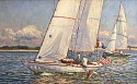 Jan Pawlowski, Happy Sailing (Nantucket)
2017, oil on canvas