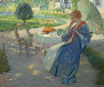 Pauline Lennards Palmer - Pauline Lennards Palmer Girl with Parasol