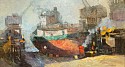 John Terelak, Tugboat Up for Repairs
2024, oil on canvas