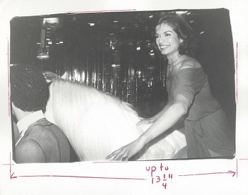 Work: Andy Warhol Bianca Jagger on Horseback, Studio 54