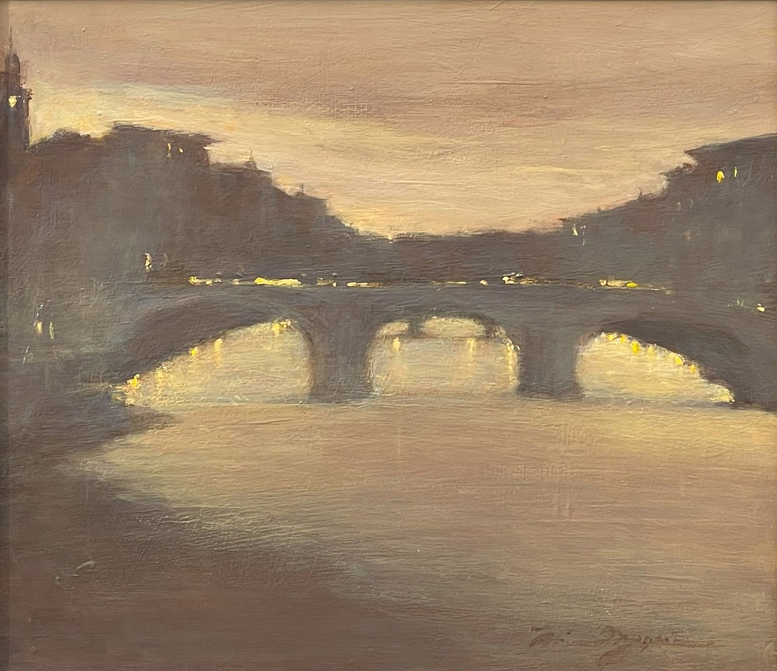 Nina Maguire, The Arno, 2007
acrylic on board, 10 1/2 x 12 in. (26.7 x 30.5 cm)
NM010407_