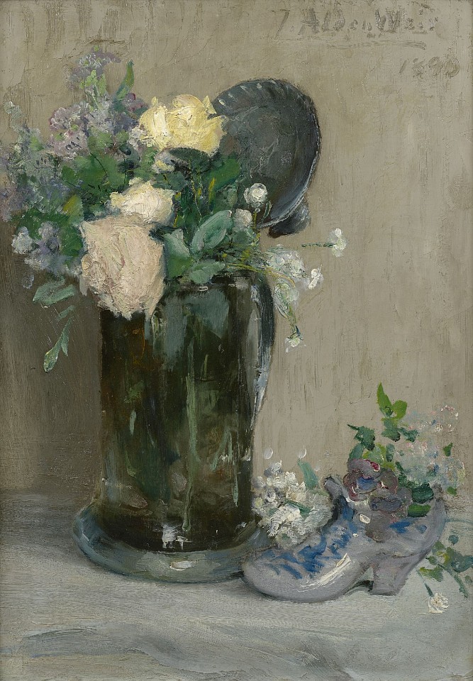 Julian Alden Weir, The Dutch Shoe, 1890
oil on panel, 21 x 15 in. (53.3 x 38.1 cm)
JAW241201