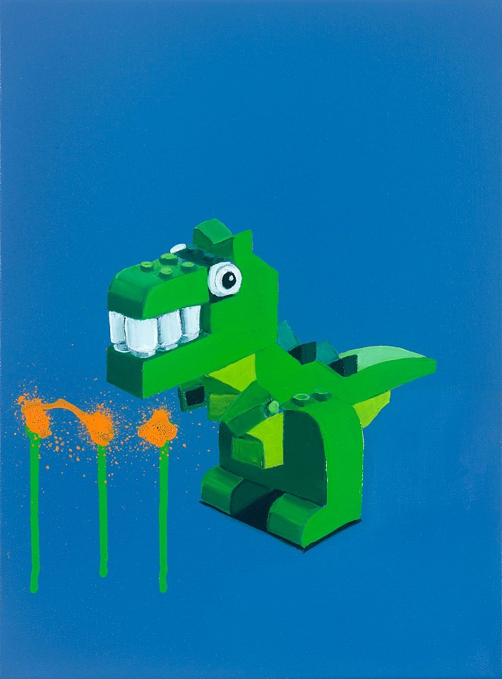 Adam S. Umbach, Love Daze (Navy), 2024
oil and acrylic on canvas, 12 x 9 in. (30.5 x 22.9 cm)
AU250107