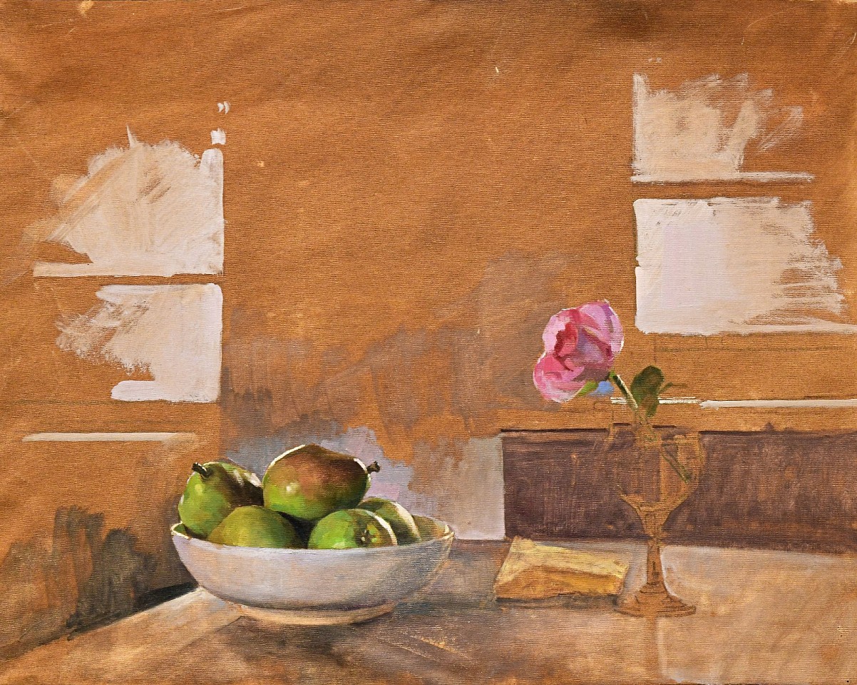 Peter E. Poskas III, Still Life, Slight-Return, 2012-2024
oil on panel, 23 x 30 in. (58.4 x 76.2 cm)
PPIII250210