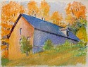 Wolf Kahn, Autumn Barn
1987, pastel on paper